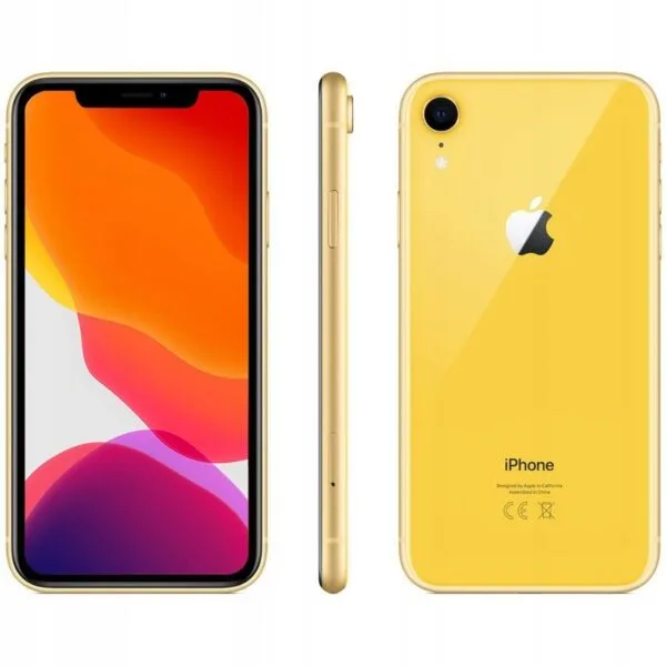 Apple iPhone XR 64GB Yellow Grade B front product photo