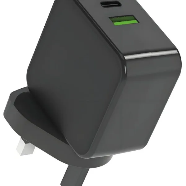 65W Universal USB-C & USB-A Laptop Charger with 12 Different Tips