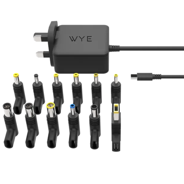 GaN 65W Universal USB-C Laptop Charger with 12 Different Tips