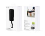 10K Magnetic Power Bank With Built-in USB-C Cable