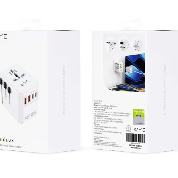 25W Universal Travel Adaptor