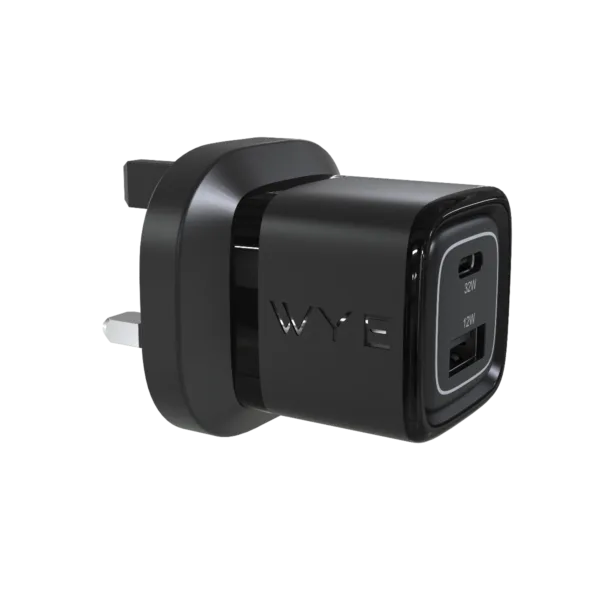 32W Dual Port USB-C & USB-A Power Adapter (GaN III)