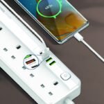 Extension Socket 10A Electric Outlets with USB PD QC3.0 Charging Ports
