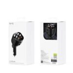 112W Dual Socket Extension FM In-Car Charger FM9