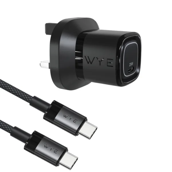 25W Single USB-C Charging Kit with USB-C Cable