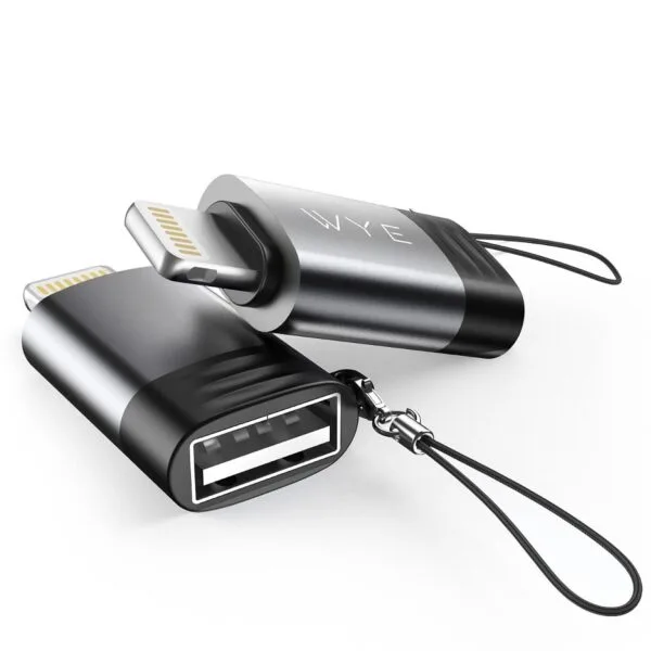 USB-A to Lightning OTG adapter