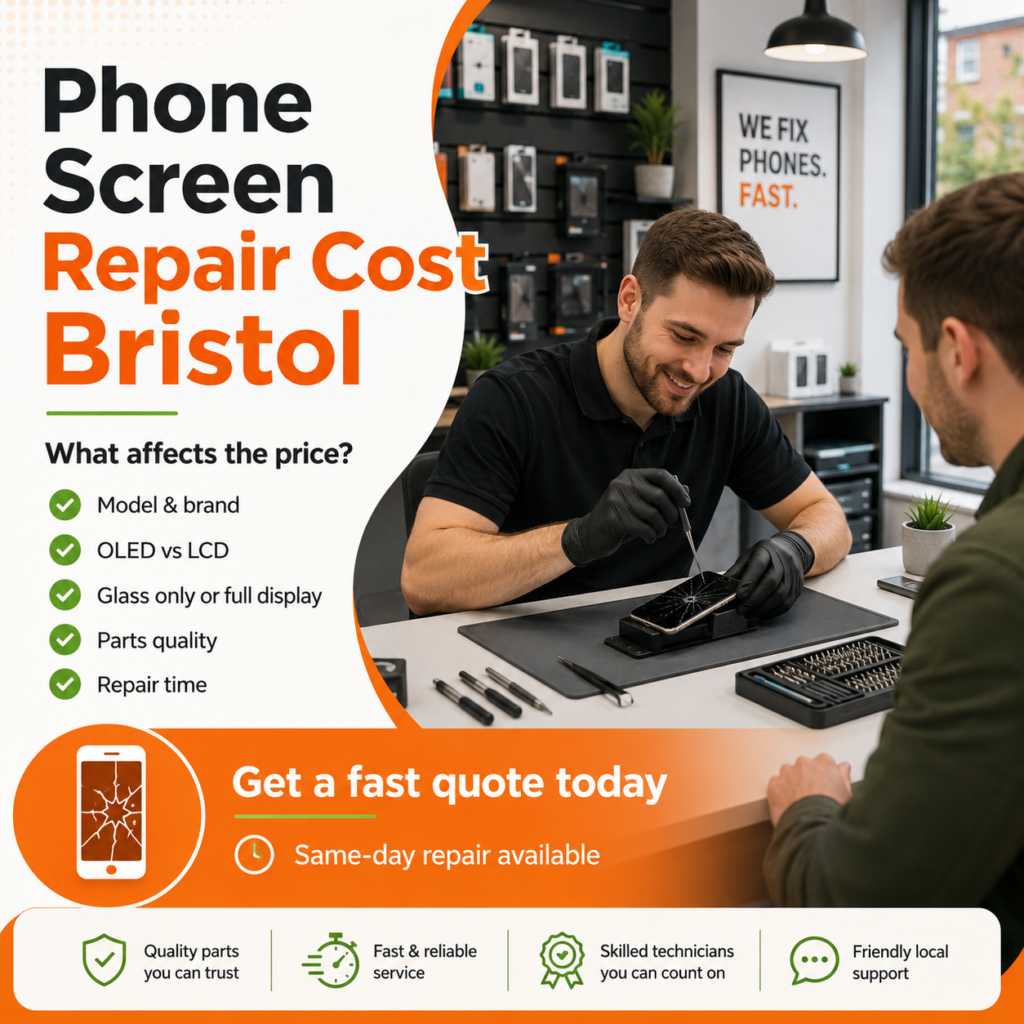 Phone Screen Repair Cost Bristol
