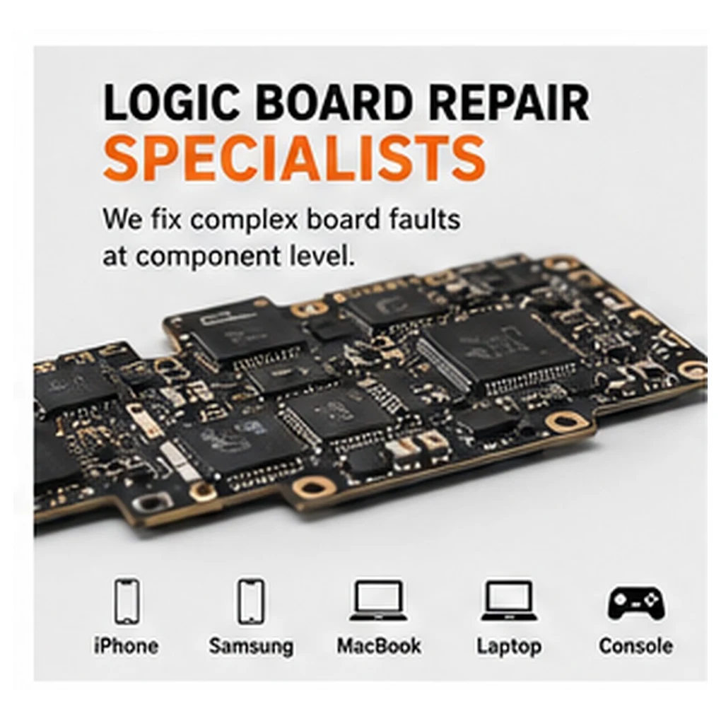 Logic board repair specialists at Tech Revive Bristol for phones, laptops and consoles